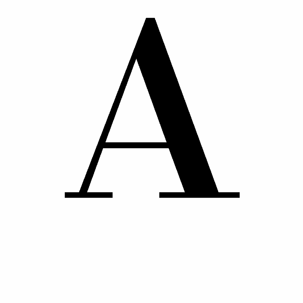 This is the logo of Peace Plan A/No A-Holes™. It's a hole-less "A" and the new peace symbol for the 21st century and beyond.